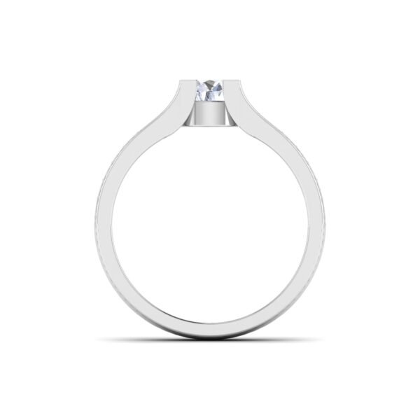 Celestial Promise: 0.25 ct Diamond Engagement Ring, Heavenly Vow in 18k Gold - Image 2