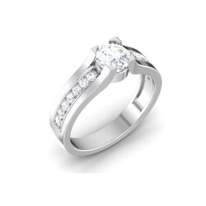 Celestial Promise: 0.25 ct Diamond Engagement Ring, Heavenly Vow in 18k Gold