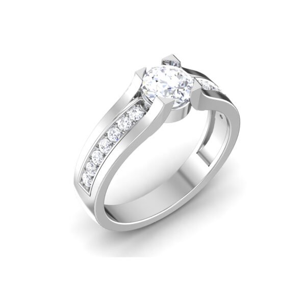 Celestial Promise: 0.25 ct Diamond Engagement Ring, Heavenly Vow in 18k Gold - Image 3