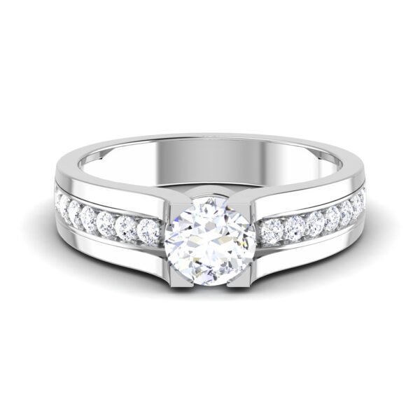 Celestial Promise: 0.25 ct Diamond Engagement Ring, Heavenly Vow in 18k Gold