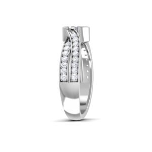 Timeless Harmony: 0.25 ct Diamond Engagement Ring, Eternal Balance in 18k Gold