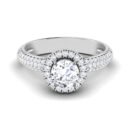 Eternal Flame: 1 ct Diamond Engagement Ring, Fiery Passion in 18k Gold