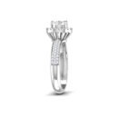 Eternal Flame: 1 ct Diamond Engagement Ring, Fiery Passion in 18k Gold