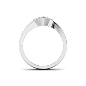 Diamond Engagement Ring 18K Gold Dubai – 0.6 ct Sunlit Embrace Ring