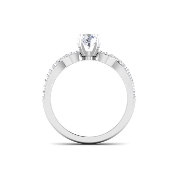 Everlasting Radiance: 1 ct Diamond Engagement Ring, Timeless Love in 18k Gold