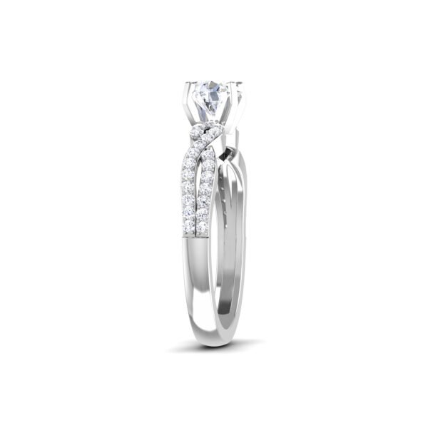 Everlasting Radiance: 1 ct Diamond Engagement Ring, Timeless Love in 18k Gold