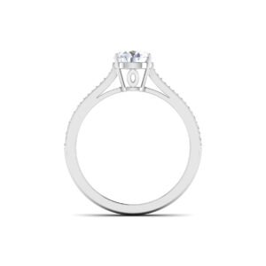 Dreams Unveiled: 0.8 ct Diamond Engagement Ring, Enchanting Vows in 18k Gold