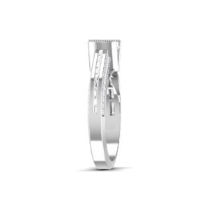 Harmonic Glow: 0.8 ct Diamond Engagement Ring, Melodic Love in 18k Gold