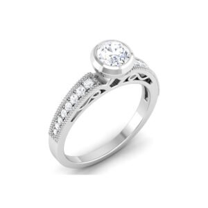 Diamond Ring 18K Gold Dubai – 0.5 Carat Dazzling Grace