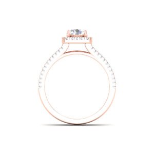 Diamond Ring in 18K Gold Dubai – Radiant Harmony 0.6 Carat Engagement Ring UAE