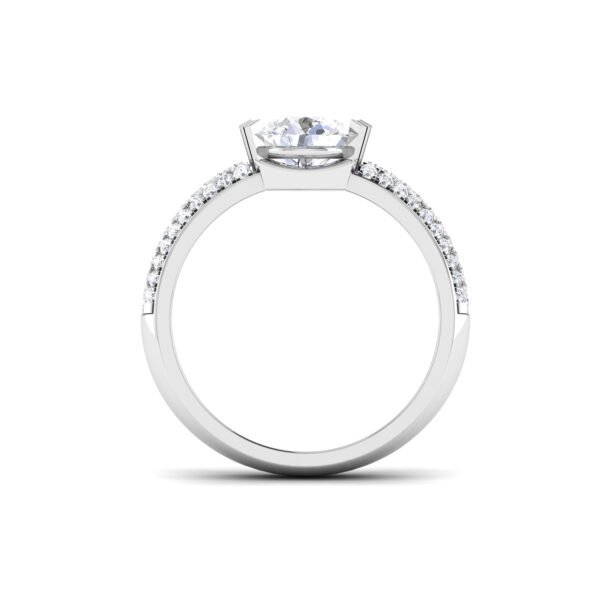 Shimmering Splendor: 1 Carat Diamond Ring, Exquisite Elegance in 18k Gold