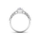 Captivating Glow: 0.5 Carat Diamond Ring, Radiant Beauty in 18k Gold