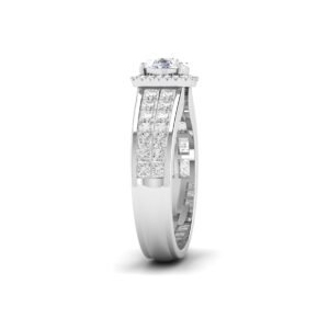 Radiant Reverie: 1 Carat Diamond Ring, Captivating Beauty in 18k Gold
