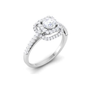 Diamond Mirage 0.5 Carat Diamond Ring in 18K Gold Dubai UAE