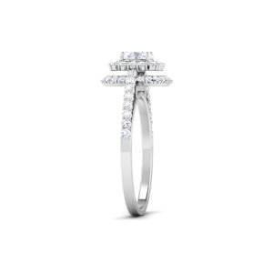 Diamond Mirage 0.5 Carat Diamond Ring in 18K Gold Dubai UAE