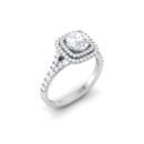 Glimmering Mirage: 0.7 Carat Diamond Ring, Mesmerizing Beauty in 18k Gold
