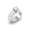 Stellar Symphony: 1.5 Carat Diamond Ring, Celestial Elegance in 18k Gold - Image 3