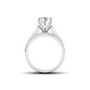 Radiant Crescendo: 2 Carat Diamond Ring, Brilliant Harmony in 18k Gold