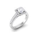 Mystic Sparkle: 0.6 Carat Diamond Ring, Enchanting Aura in 18k Gold