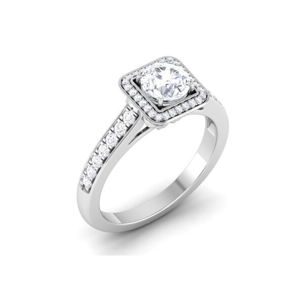 Mystic Sparkle: 0.6 Carat Diamond Ring, Enchanting Aura in 18k Gold - Image 3