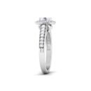 Mystic Sparkle: 0.6 Carat Diamond Ring, Enchanting Aura in 18k Gold