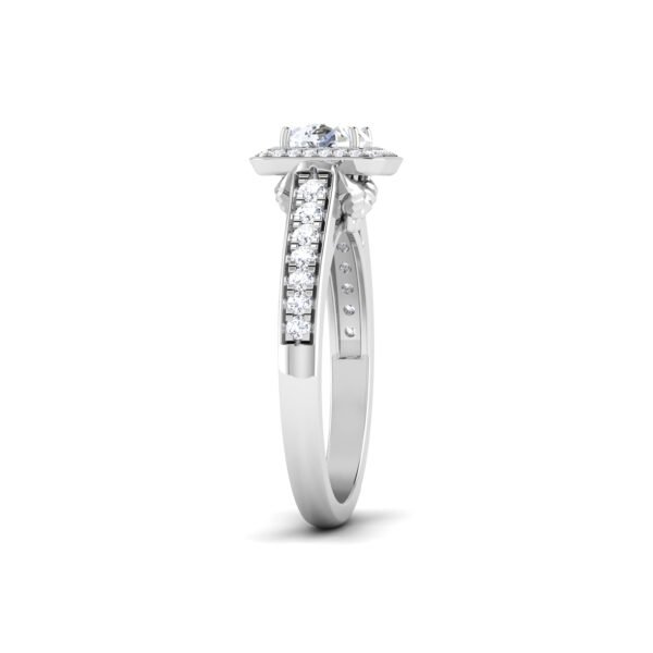 Mystic Sparkle: 0.6 Carat Diamond Ring, Enchanting Aura in 18k Gold - Image 4