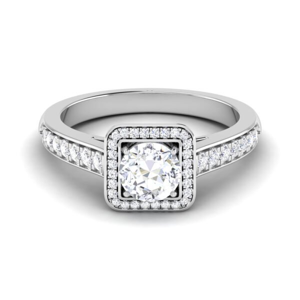 Mystic Sparkle: 0.6 Carat Diamond Ring, Enchanting Aura in 18k Gold