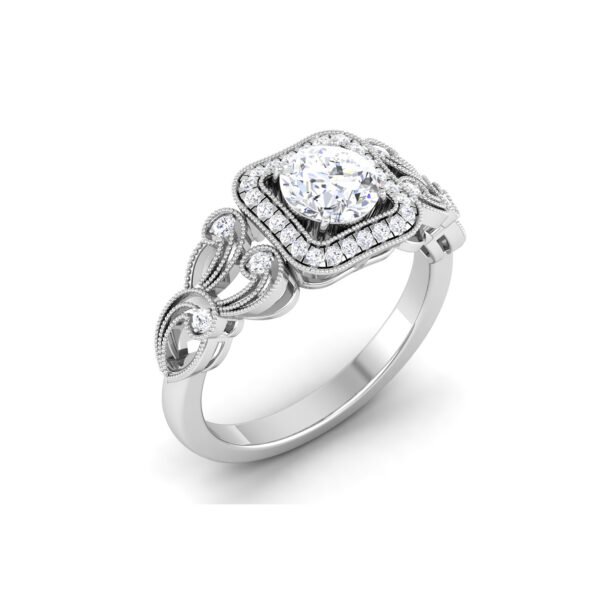 Radiant Harmony: 0.8 Carat Diamond Ring, Captivating Elegance in 18k Gold