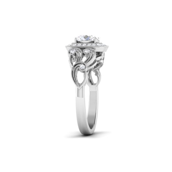 Radiant Harmony: 0.8 Carat Diamond Ring, Captivating Elegance in 18k Gold