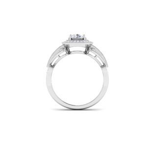 Mystic Shimmer: 0.7 Carat Diamond Ring, Enchanting Radiance in 18k Gold