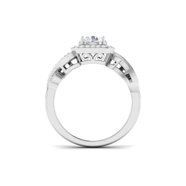 Stardust Symphony: 0.7 Carat Diamond Ring, Celestial Elegance in 18k Gold