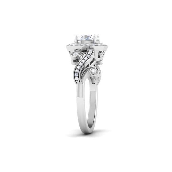 Stardust Symphony: 0.7 Carat Diamond Ring, Celestial Elegance in 18k Gold