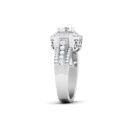 Stellar Embrace: 1 Carat Diamond Ring, Celestial Beauty in 18k Gold