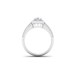 Enchanted Radiance: 0.8 Carat Diamond Ring, Mesmerizing Elegance in 18k Gold