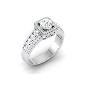 Enchanted Radiance: 0.8 Carat Diamond Ring, Mesmerizing Elegance in 18k Gold