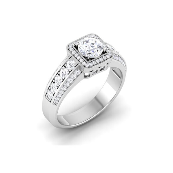 Enchanted Radiance: 0.8 Carat Diamond Ring, Mesmerizing Elegance in 18k Gold