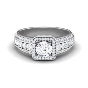 Enchanted Radiance: 0.8 Carat Diamond Ring, Mesmerizing Elegance in 18k Gold