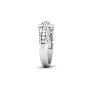 Enchanted Radiance: 0.8 Carat Diamond Ring, Mesmerizing Elegance in 18k Gold