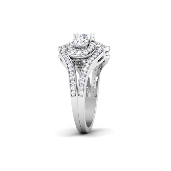 Dazzling Whispers: 0.50 Carat Diamond Ring, Delicate Brilliance in 18k Gold