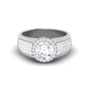 Enchanted Opulence: 1.5 Carat Diamond Ring, Spellbinding Glamour in 18k Gold