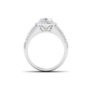 Enchanted Opulence: 1.5 Carat Diamond Ring, Spellbinding Glamour in 18k Gold