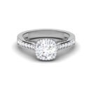 Twilight Sparkle: 0.8 Carat Diamond Ring, Enchanting Elegance in 18k Gold