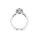 Twilight Sparkle: 0.8 Carat Diamond Ring, Enchanting Elegance in 18k Gold