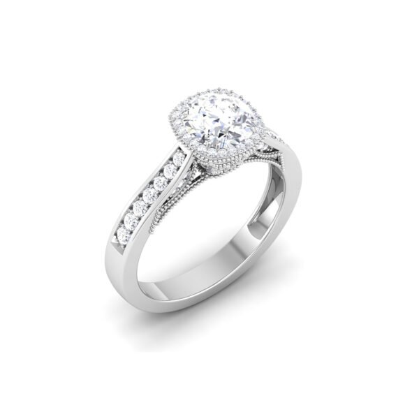 Twilight Sparkle: 0.8 Carat Diamond Ring, Enchanting Elegance in 18k Gold - Image 3