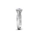 Twilight Sparkle: 0.8 Carat Diamond Ring, Enchanting Elegance in 18k Gold