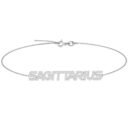 Sagittarius Zodiac Name Bracelet with Diamonds