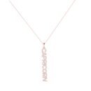 Capricorn Zodiac Name Pendant with Diamonds