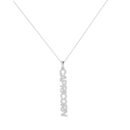 Capricorn Zodiac Name Pendant with Diamonds
