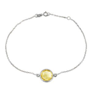 Citrine Bracelet in 18K Gold