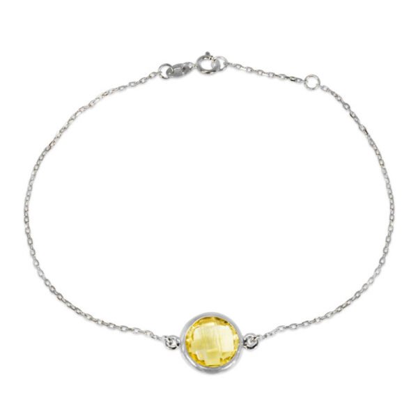 Citrine Bracelet in 18K Gold